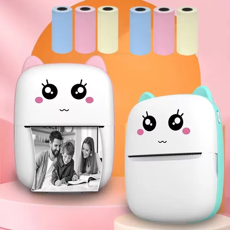 Portable Bluetooth Thermal Label & Photo Printer