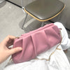 Elegant Chain Shoulder Bag with Crystal Accents