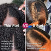 Kinky Curly U-Part Human Hair Wig