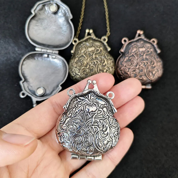 Retro Bronze Mini Locket Pendant