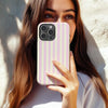 Striped Magnetic Phone Case with Dual-Layer Protection