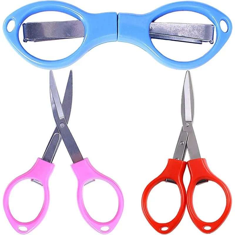Compact Folding Scissors with Safety Lock