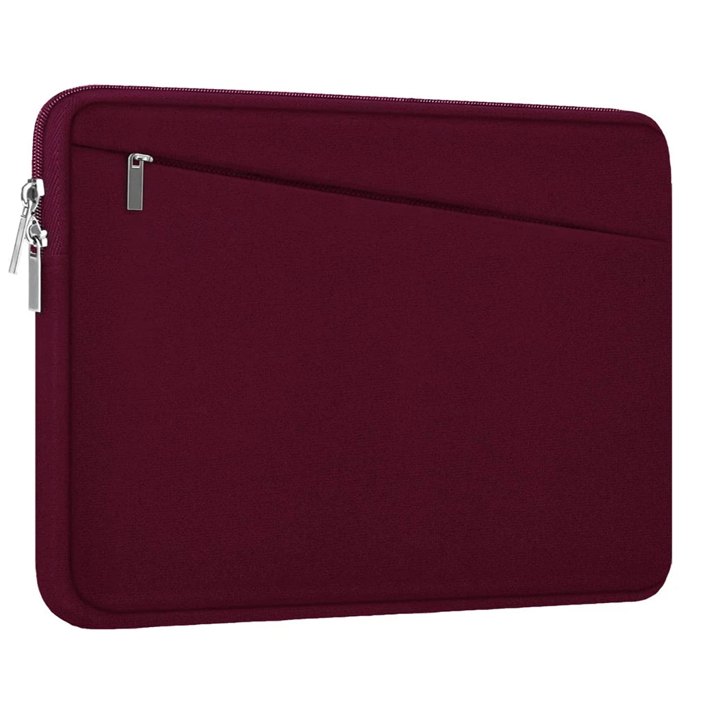 Universal Laptop Sleeve with Shockproof Padding & Accessory Pocket