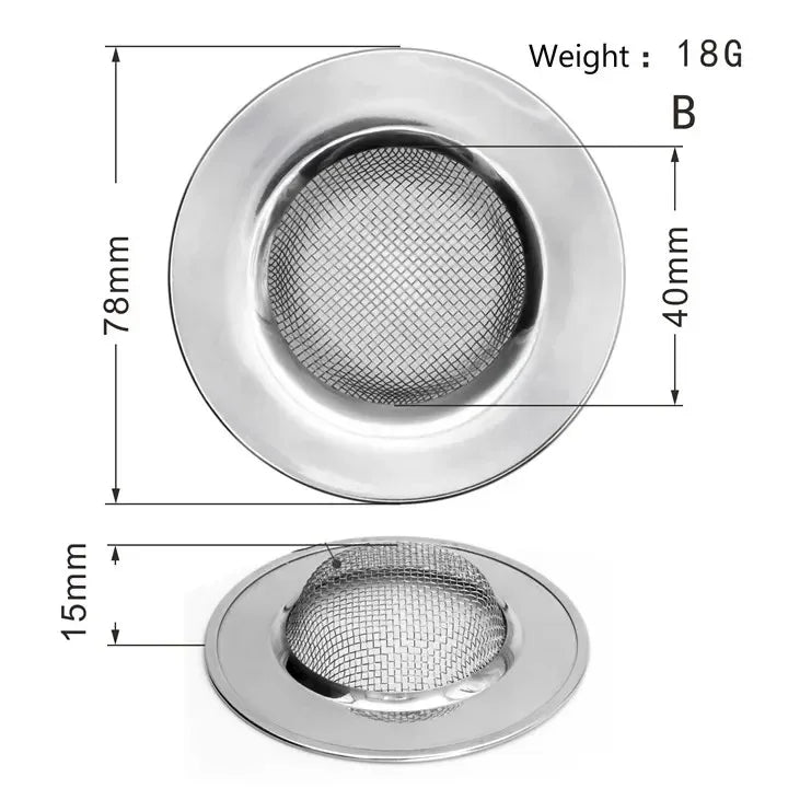 Colador de Acero Inoxidable para Fregadero
