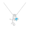 Heart-Shaped Initial Pendant Necklace
