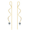Elegant Cubic Zirconia Drop Earrings