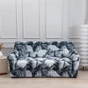 Slip-Resistant Stretch Sofa Cover with Floral Design