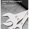 Ultra-Thin Dual-End Open Wrench for Tight Spaces