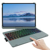 Backlit Keyboard Case with Trackpad & 360° Swivel for iPad