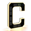 Modern Solar-Powered LED House Number Sign