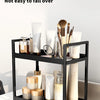 2-Tier Metal Desktop Organizer Rack for Cosmetics, Office Supplies & Bathroom Essentials