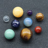 9-Planeten-Kristall-Juwelen-Dekorationsset