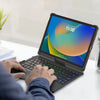 Backlit Keyboard Case with Trackpad & 360° Swivel for iPad