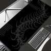 Large Gothic Centipede Gaming Mouse Pad with Spine Ribs