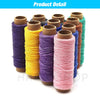 Flat Waxed Polyester Thread for Leathercraft and Sewing