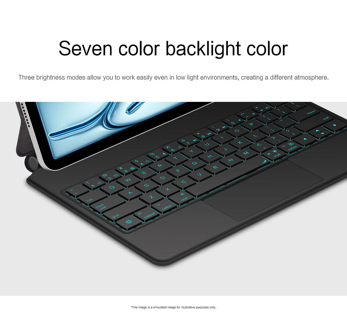 Magnetic Pogo Pin Keyboard Case for iPad Pro & Air