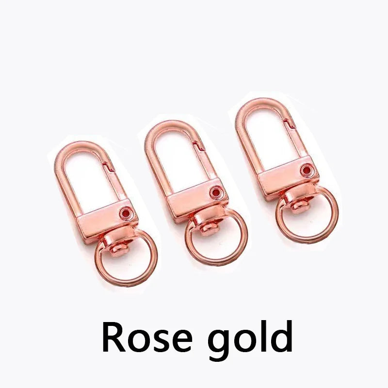 Lobster Clasp Hooks with Swivel Rings for DIY Crafts