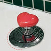 Heart-Shaped Toilet Flush Button