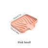 Silicone Drain Soap Dish with Anti-Slip Base