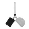 Compact Zippered Wristlet Wallet with Coin Pocket