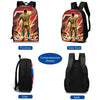 Soccer Star Backpack Set for Kids with Lunch Bag & Pencil Case