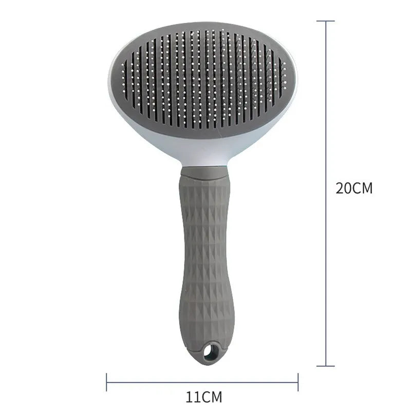 Gentle Pet Grooming Brush for Dogs & Cats