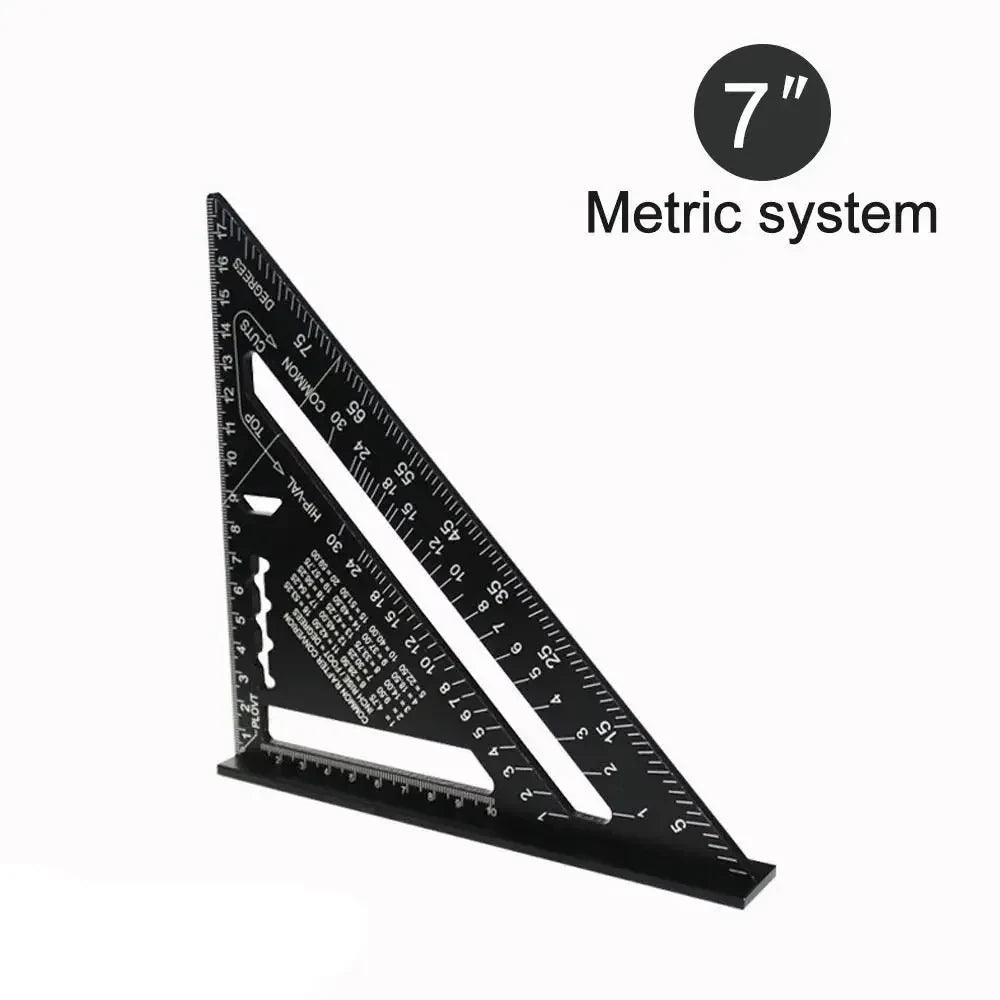 7-Inch Aluminum Speed Square with Dual Scale