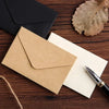 Classic Kraft Paper Envelopes with Window for Weddings & Gifts