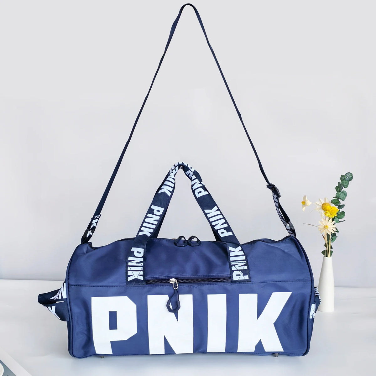 Versatile Printed Nylon Crossbody Travel Bag