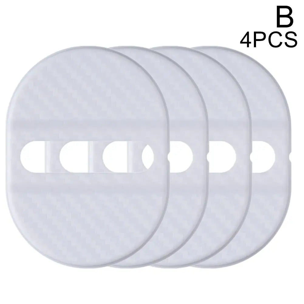Self-Adhesive Car Door Lock Protective Covers (4-Pack)