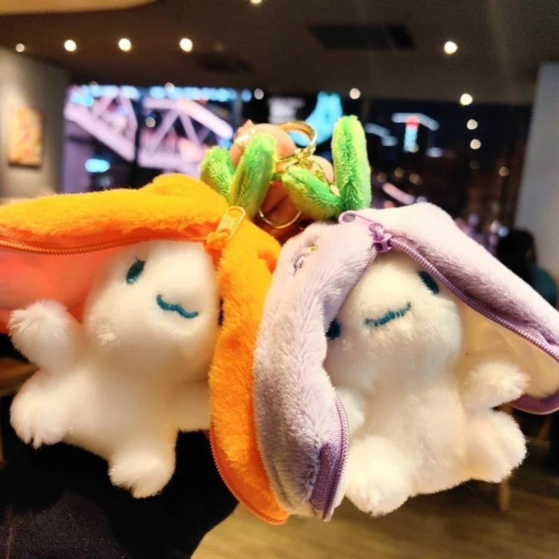 Reversible Easter Bunny & Carrot Plush Toy