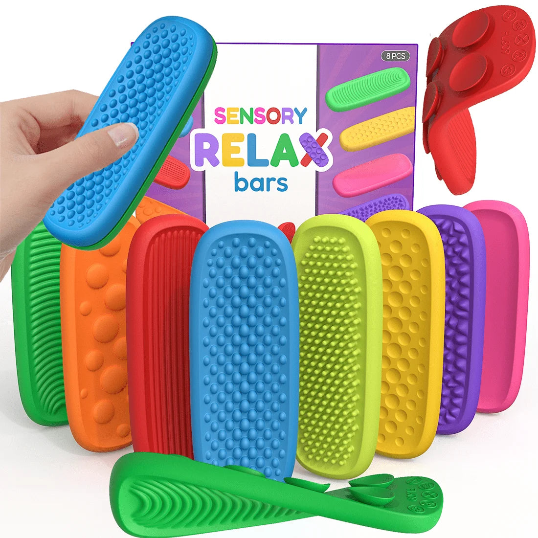 Silicone Sensory Fidget Strip for Anxiety Relief and Focus
