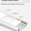 An ultra-thin rechargeable motion sensor LED cabinet light with a light guide plate and reflective paper.