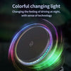 Cargador Inalámbrico Magnético para Coche con Iluminación RGB