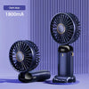 Portable Rechargeable Mini Fan with Phone Holder