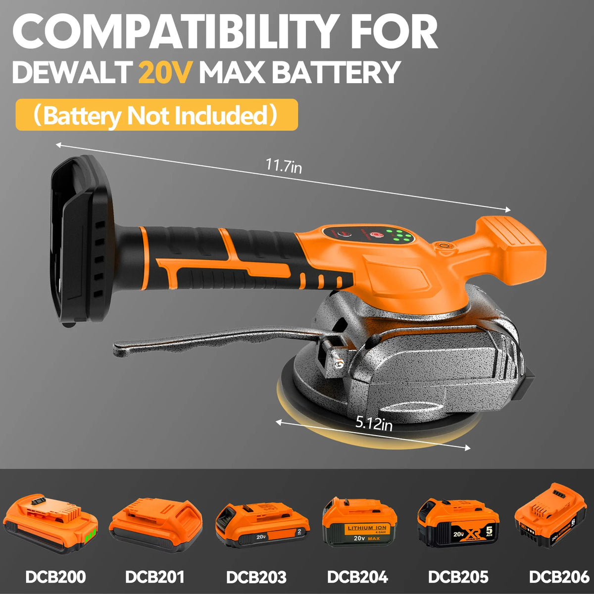 Cordless Tile Vibration Leveling Tool with Adjustable Speeds