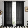 Sheer Chiffon Curtains with Light Filtering | Elegant Tulle Drapes