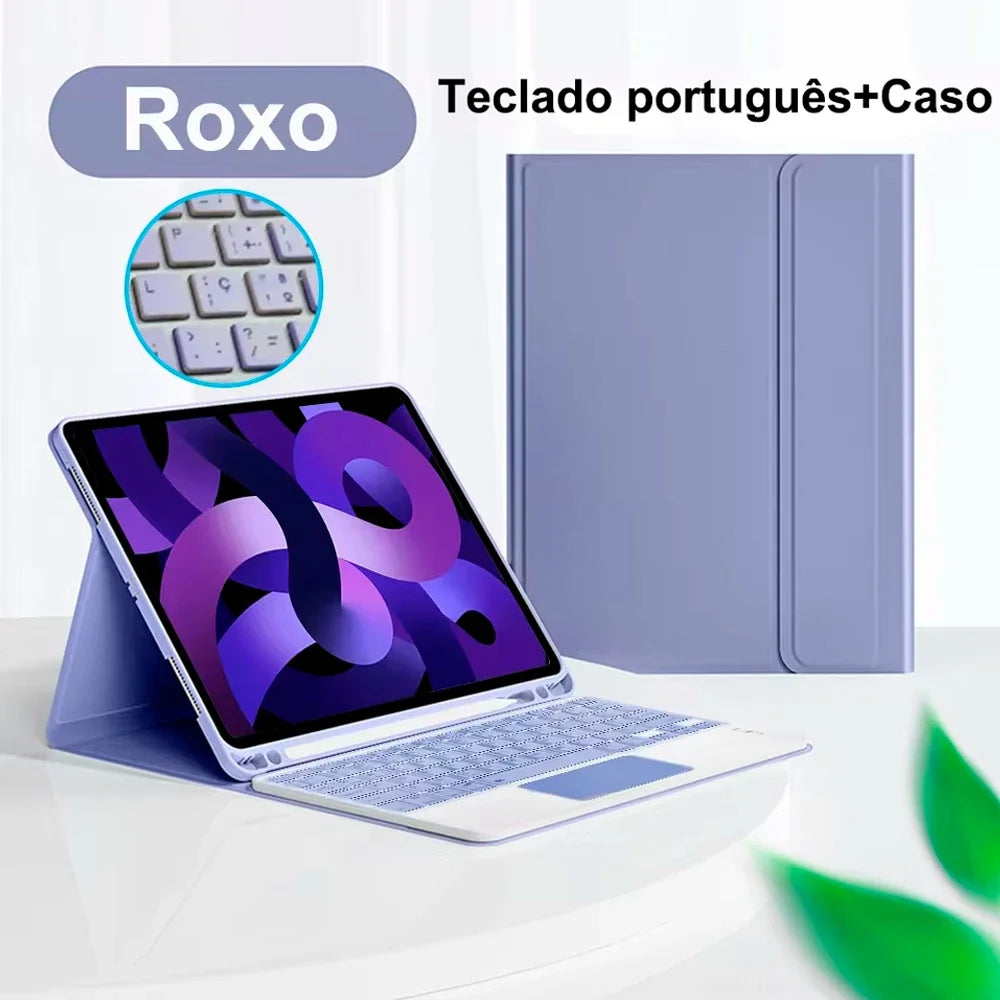 Bluetooth Keyboard Case for iPad Pro 11, iPad Air, and iPad 9th/10th Generation