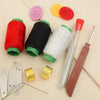 Stainless Steel Sewing Needle Set with Large Eyes and Threading Tools