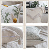 Embroidered Floral Cotton Cushion Cover – 18x18 Inches