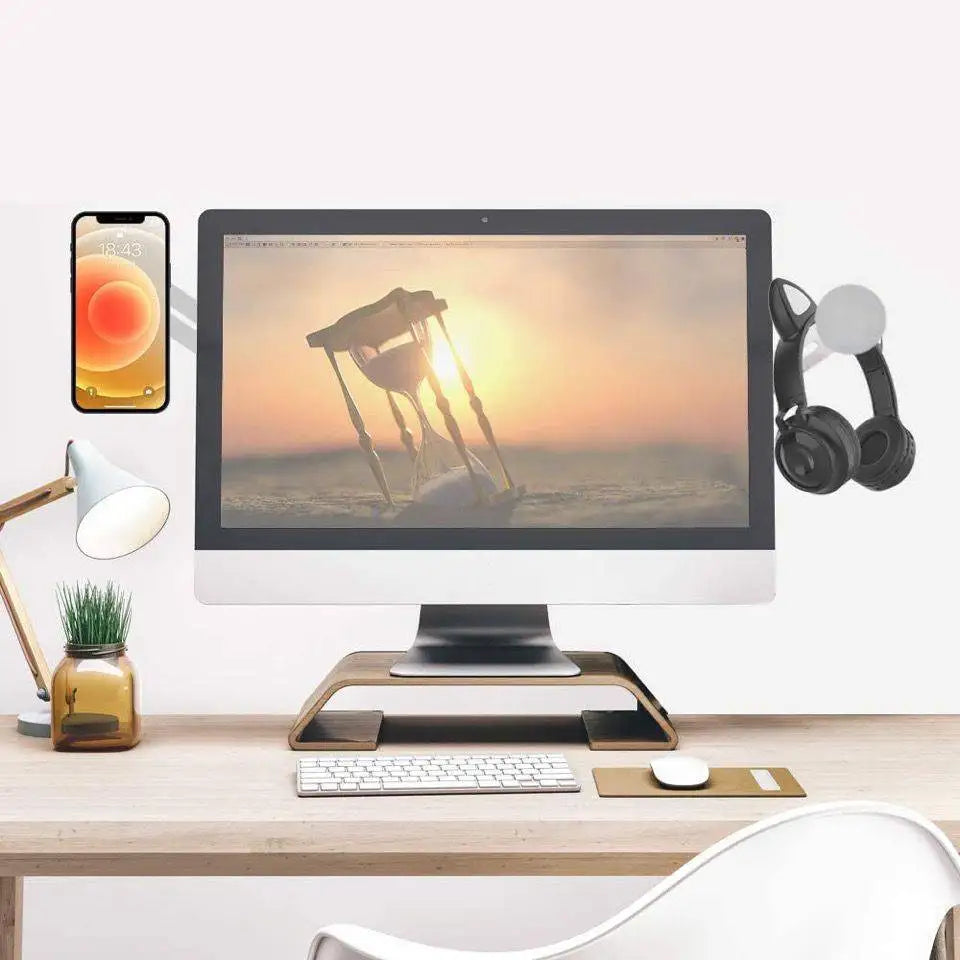 Magnetic Car Phone Mount with 360° Rotation & Foldable Design