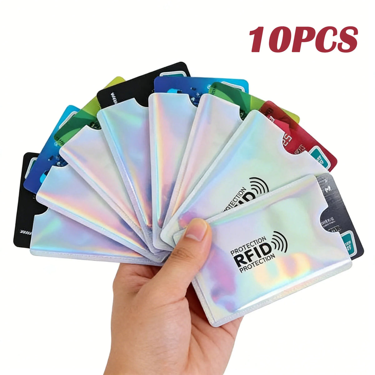 RFID Blocking Card Sleeves (5-Pack) - Anti-Scan & Scratch Protection