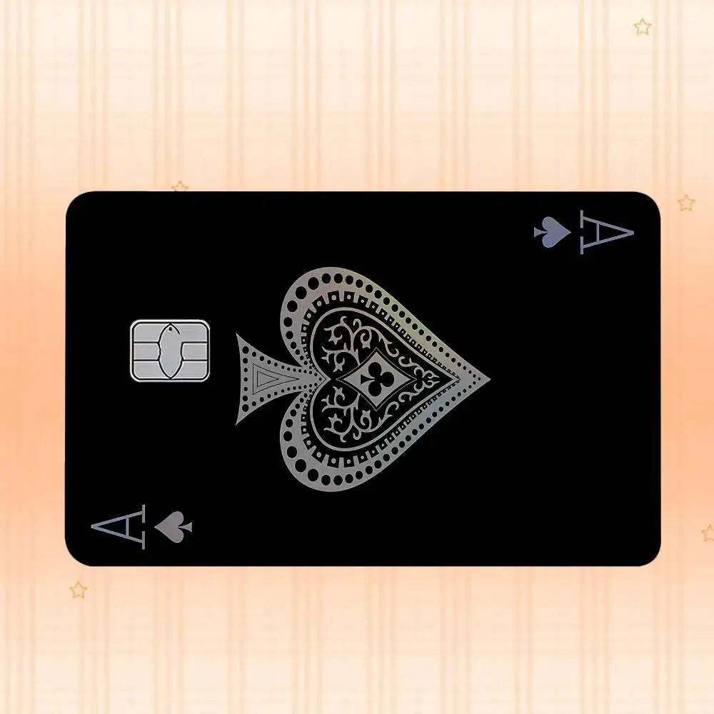 Holographic Card Skin Stickers (4-Pack) – Waterproof, Scratch-Resistant