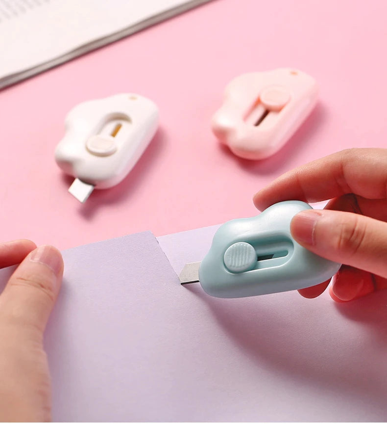 Cloud Mini Safety Cutter – Compact Letter Opener & Box Cutter