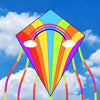 Colorful Rainbow Nylon Kites with 100m Line