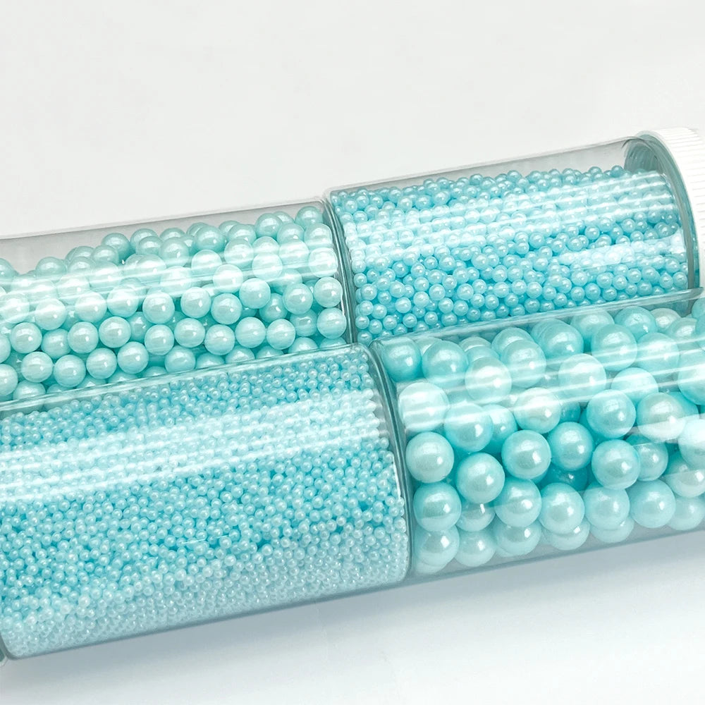Pearl White Cake Decorative Balls for Baking & Desserts