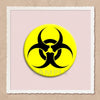 Biohazard Emblem Enamel Pin Set – Vintage Horror-Themed Brooch for Bags, Hats & Jackets