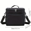 Insulated Oxford Lunch Bag with Adjustable Shoulder Strap