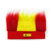 Bandeau Perruque en Fausse Fourrure avec Drapeau National