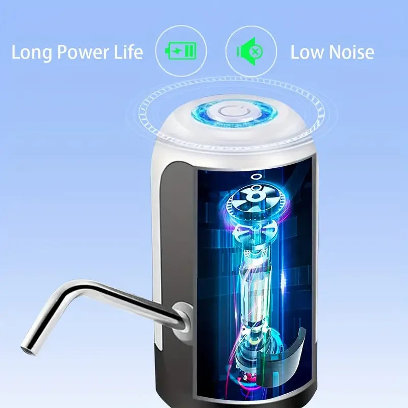Pompe à eau électrique rechargeable par USB pour bouteilles de 20 litres